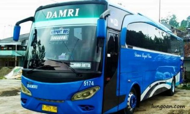 Jadwal Bus Damri Bandara Sukabumi 2019